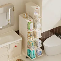 Slim Storage Cabinet with Drawers thumbnail 3