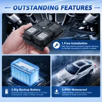 4G GPS Car Tracker Magnetic 7500mAh thumbnail 4