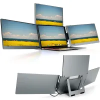 15.6" Portable Triple Screen Laptop Extender thumbnail 1