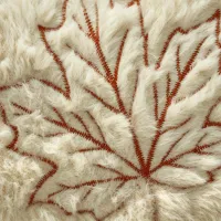 Fall Pumpkin Faux Fur Pillow Covers thumbnail 5