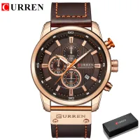 CURREN 8291 Men's Chronograph Leather Watch thumbnail 2