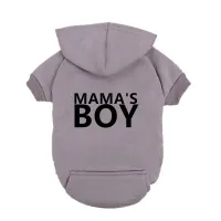 Mama's Boy Fleece Dog Hoodie thumbnail 3