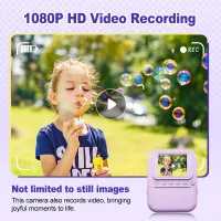 Kids Instant Camera Color Print 1080P thumbnail 4