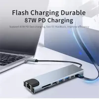 8-in-1 USB C Hub Docking Station thumbnail 3