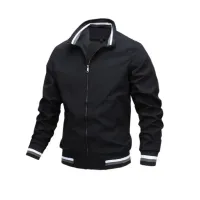 Men's White Waterproof Windbreaker Jacket thumbnail 4