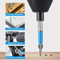 Magnetic Screwdriver Bits Set PH/PZ Hex Shank thumbnail 4