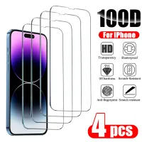 4-Pack Tempered Glass for iPhone 11-15 Pro Max thumbnail 1