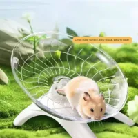 Silent Flying Saucer Pet Exercise Wheel thumbnail 1