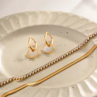 18K Gold Plated Snake Chain Necklace thumbnail 6