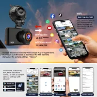 ACCEO 4K Dual Lens WiFi GPS Dash Cam thumbnail 3
