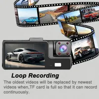 3CH Dash Cam with Night Vision & Parking Monitor thumbnail 5