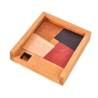 Classic Wooden IQ Tangram Puzzle thumbnail 5