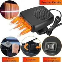 150W 12V/24V Car Heater Defroster Fan thumbnail 2