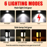 Solar Rechargeable LED Camping Light thumbnail 3