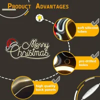 Merry Christmas Neon LED Sign thumbnail 6