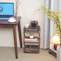 Folding Bamboo Multi-Layer Shoe Rack thumbnail 6