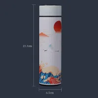 Retro Smart Insulated Vacuum Flask with LED Temperature Display thumbnail 6