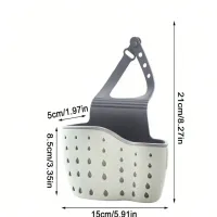 Silicone Hanging Sink Drain Basket thumbnail 2