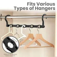 Collapsible Dorm Hangers - Space Saving thumbnail 4