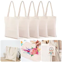 Canvas Shoulder Tote Bag - Large Capacity thumbnail 1