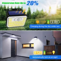 Solar Motion Sensor Security Light thumbnail 4