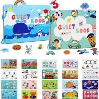 Yeahbo Montessori Busy Book for Toddlers thumbnail 1
