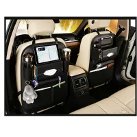 PU Leather Car Seat Storage Organizer thumbnail 1