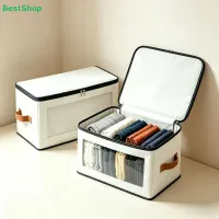 Foldable Fabric Storage Bins with Clear Window thumbnail 3