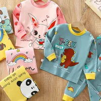 Kids Cotton Pajamas Set Cartoon thumbnail 1