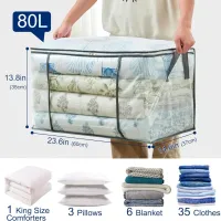 80L Clear Storage Bag with Handles thumbnail 2