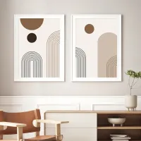 Boho Arch Canvas Wall Art 3-Piece Set thumbnail 4