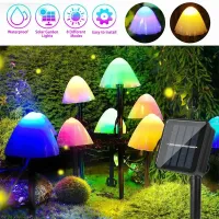 10-Pack Solar Mushroom Pathway Lights thumbnail 3