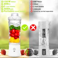 Portable USB Blender 600ML thumbnail 2