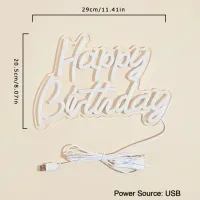 LED Neon Happy Birthday Sign thumbnail 2