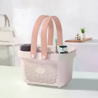 Portable Green Plastic Storage Basket thumbnail 2