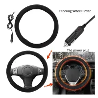 38cm Heated Steering Wheel Cover thumbnail 1