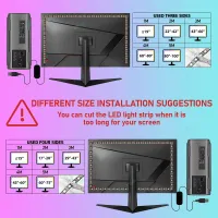 RGBIC USB LED Strip for Monitor Backlight thumbnail 3