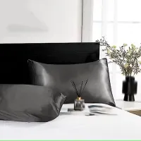 Coral Satin Pillowcase Set of 2 thumbnail 2