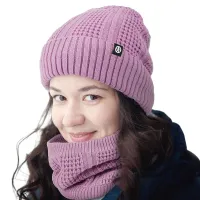 Winter Knitted Hat Scarf & Gloves Set thumbnail 5