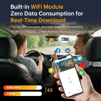 Mini 1080P WiFi Dash Cam with Night Vision thumbnail 5