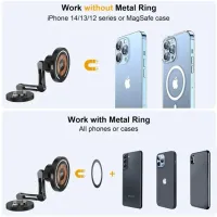 Magnetic Wireless Car Charger & Holder thumbnail 6