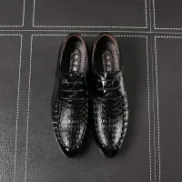 Designer Men's Formal Leather Oxford Shoes thumbnail 3