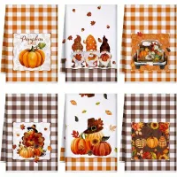Thanksgiving Buffalo Plaid Towel Set thumbnail 1