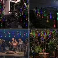 Solar Raindrop Outdoor Lights thumbnail 4