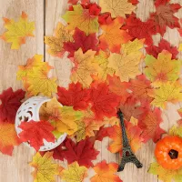 Artificial Silk Maple Leaf Garland Vine thumbnail 4