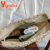 Yogodlns Summer Straw Crossbody Bag thumbnail 6