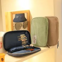 Japan KOKUYO Large Capacity Pencil Case Multifunctional Open Pencil Bag Student Stationery Pouch School Office Pen Organizer thumbnail 1