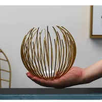 Nordic Metal Candle Lantern Holder thumbnail 2