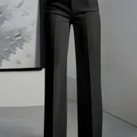 Women's High-Waisted Straight Suit Pants thumbnail 4