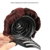 Synthetic Hair Bun Set with Claw Clip thumbnail 6